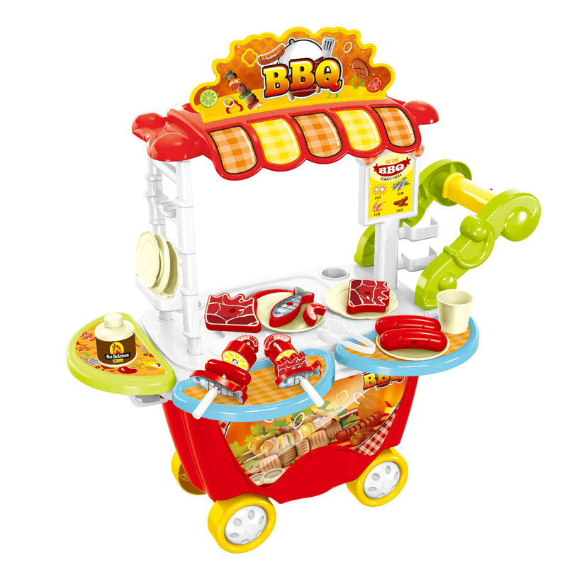 BBQ Cart Pretend Play Toys