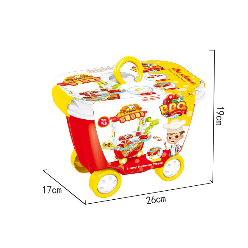 BBQ Cart Pretend Play Toys