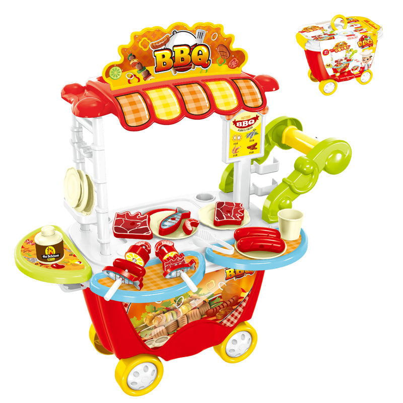 BBQ Cart Pretend Play Toys