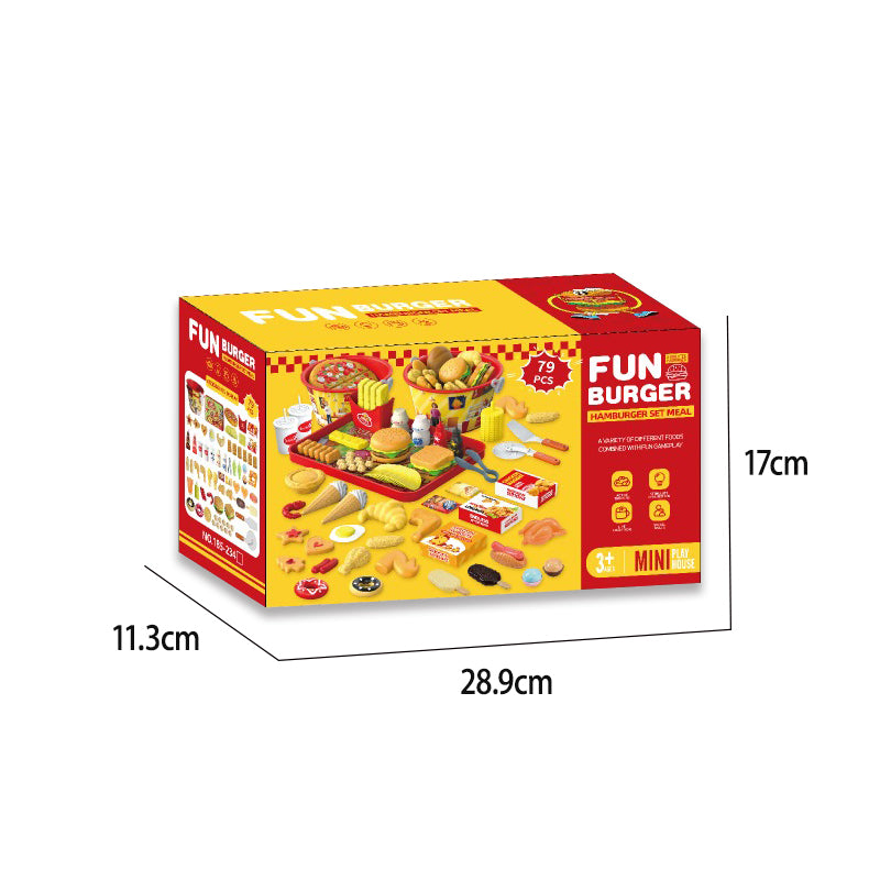79Pcs Hamburger Set