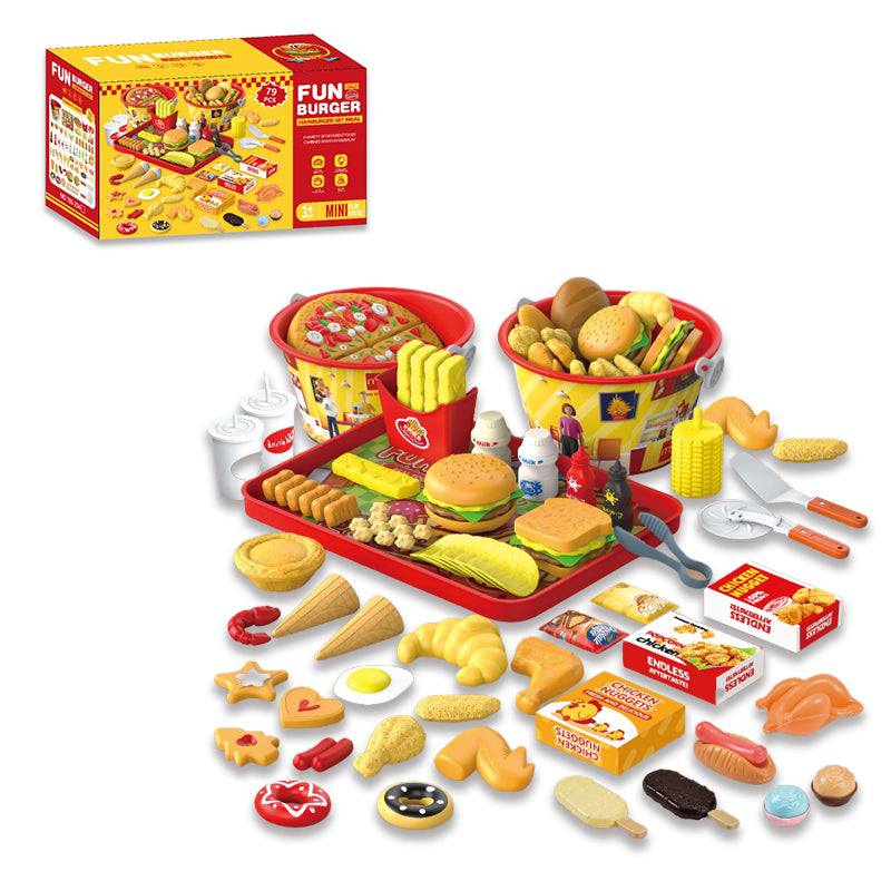 79Pcs Hamburger Set