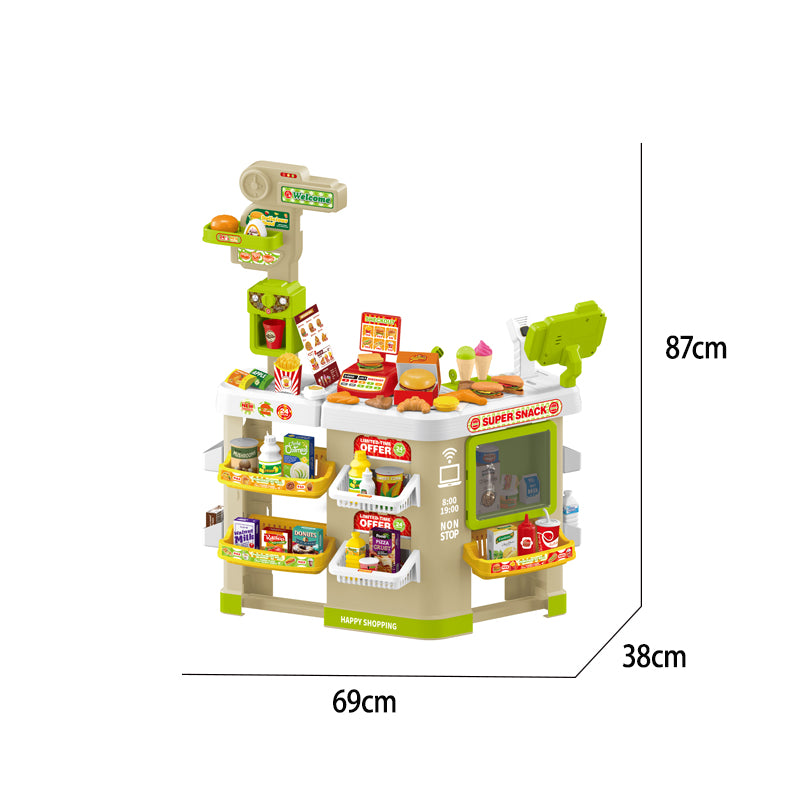 B/O Street Food Super Market With Light And Sound