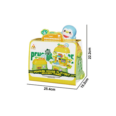 二合一房屋造型餐具台/绿色