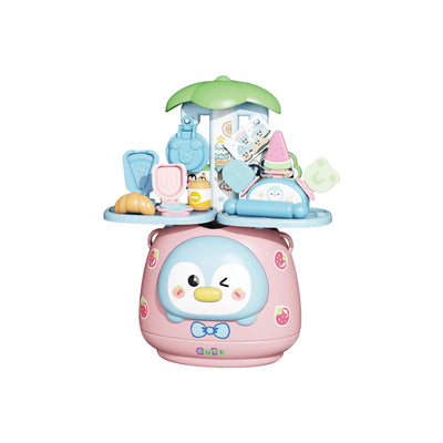 二款甜品企鹅餐具台