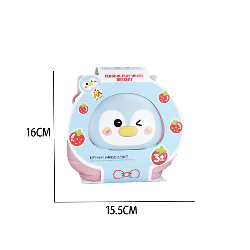 二款甜品企鹅餐具台