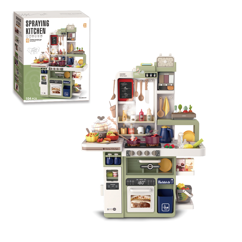 93Cm Kitchen Set With Light And Music(104 Pieces)