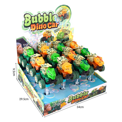 Friction Dinosaur Car & Bubble Stick