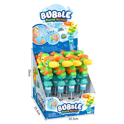 Rattle Bell & Bubble Stick