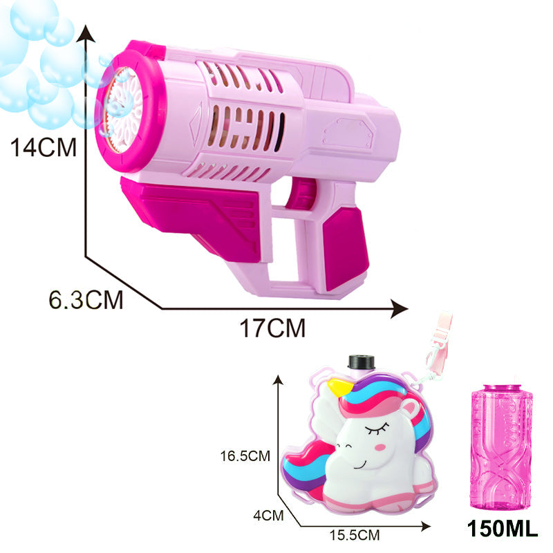 电动独角兽背包泡泡枪/4*AA无包电