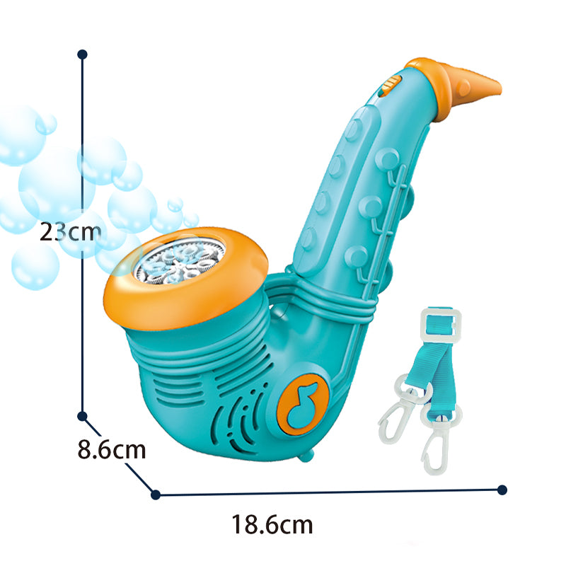 电动萨克斯泡泡机/带灯光,4*AA无包电