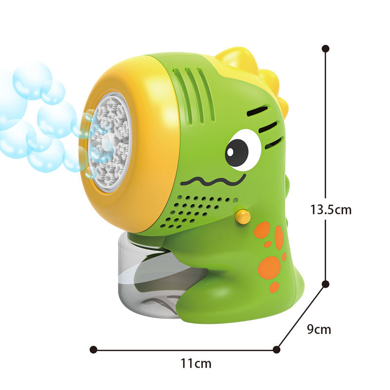 电动小号20孔恐龙泡泡机/4*AA无包电