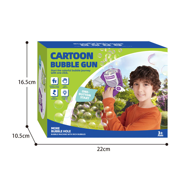 B/O Bubble Gun With Light