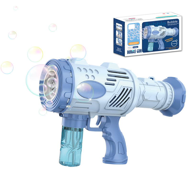 B/O Bubble Gun With Light 2-C Ass'D