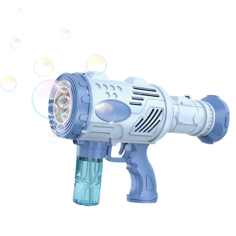 B/O Bubble Gun With Light 2-C Ass'D