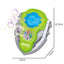 电动多孔太空盾牌泡泡机/带灯光,4*AA无包电