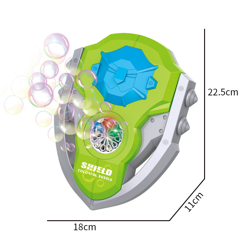 电动多孔太空盾牌泡泡机/带灯光,4*AA无包电