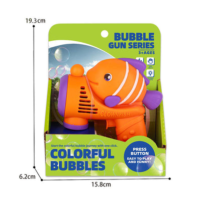 B/O Bubble Gun With Light