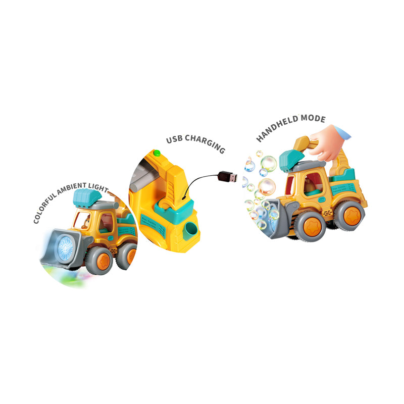 B/O Bubble Machine With Light 2-C Ass'D