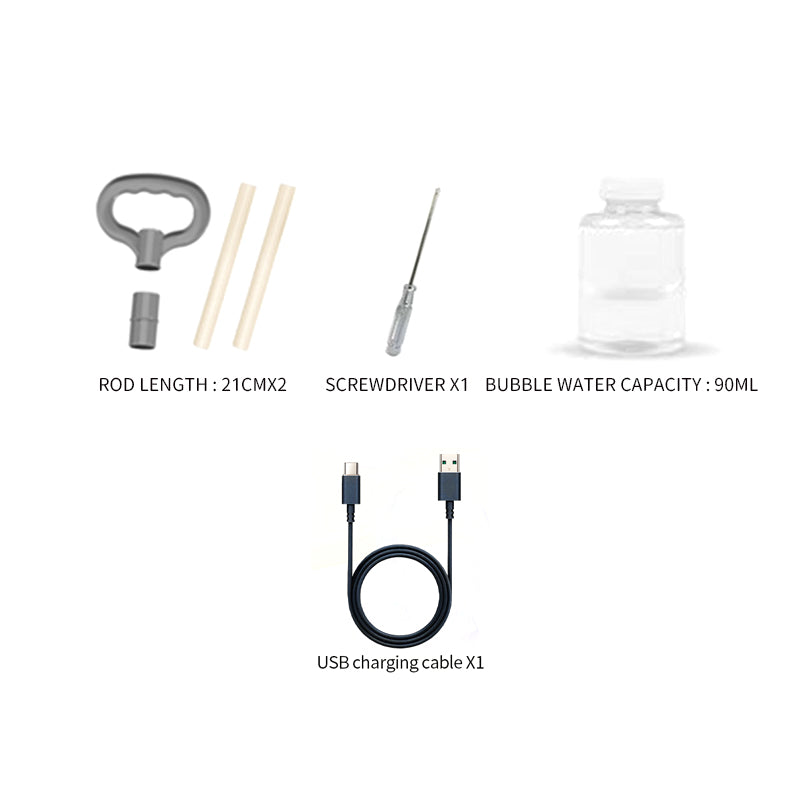 B/O Bubble Machine With Light 2-C Ass'D