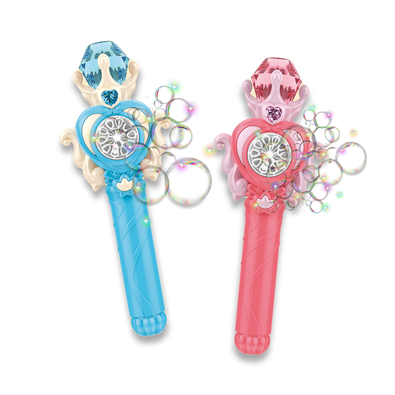 电动全自动10孔出泡魔法棒/带灯光,4*AA无包电