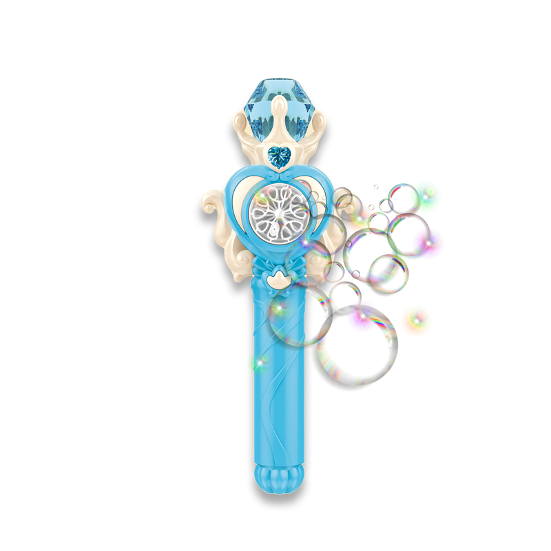 电动全自动10孔出泡魔法棒/带灯光,4*AA无包电