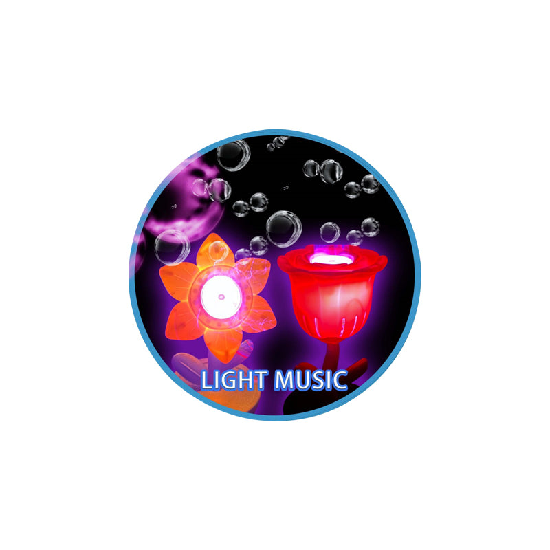 B/O Bubble Flower With Light And Music