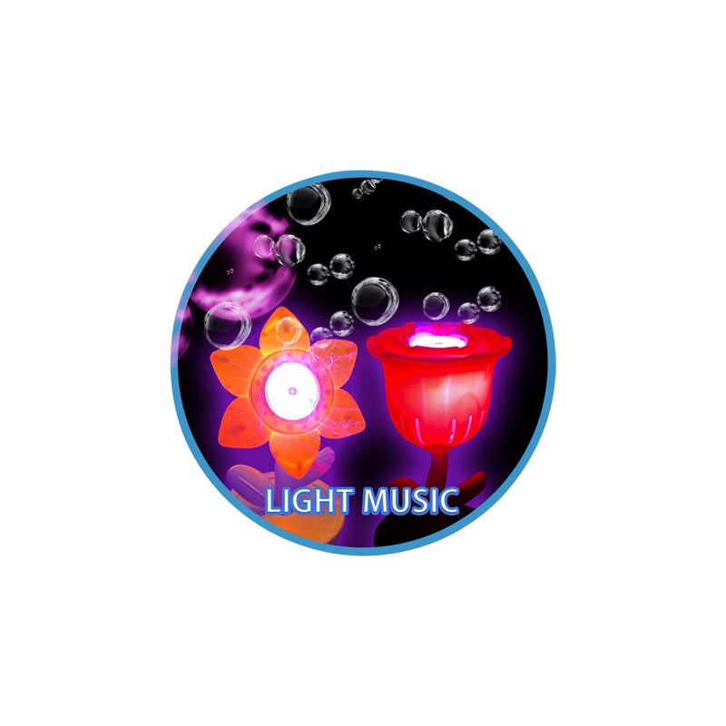 B/O Bubble Flower With Light And Music