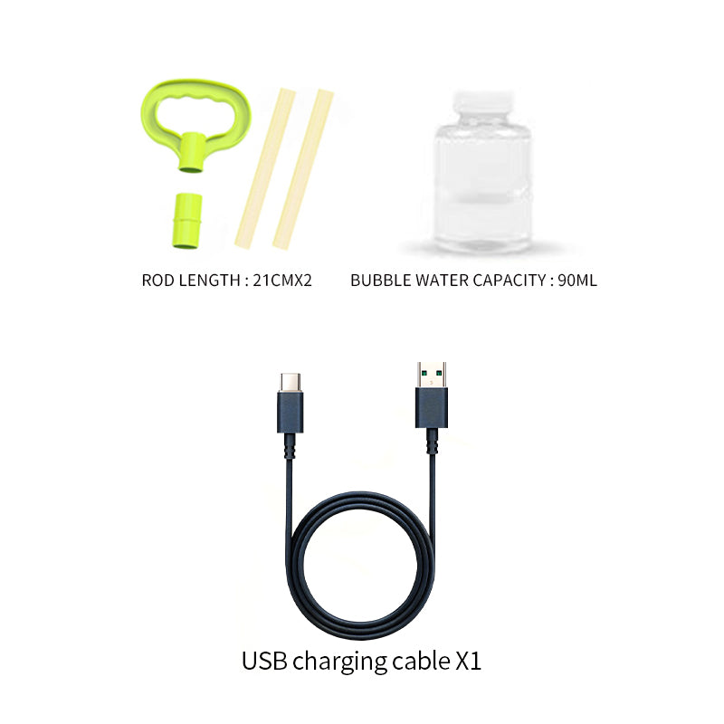 B/O Bubble Machine With Light