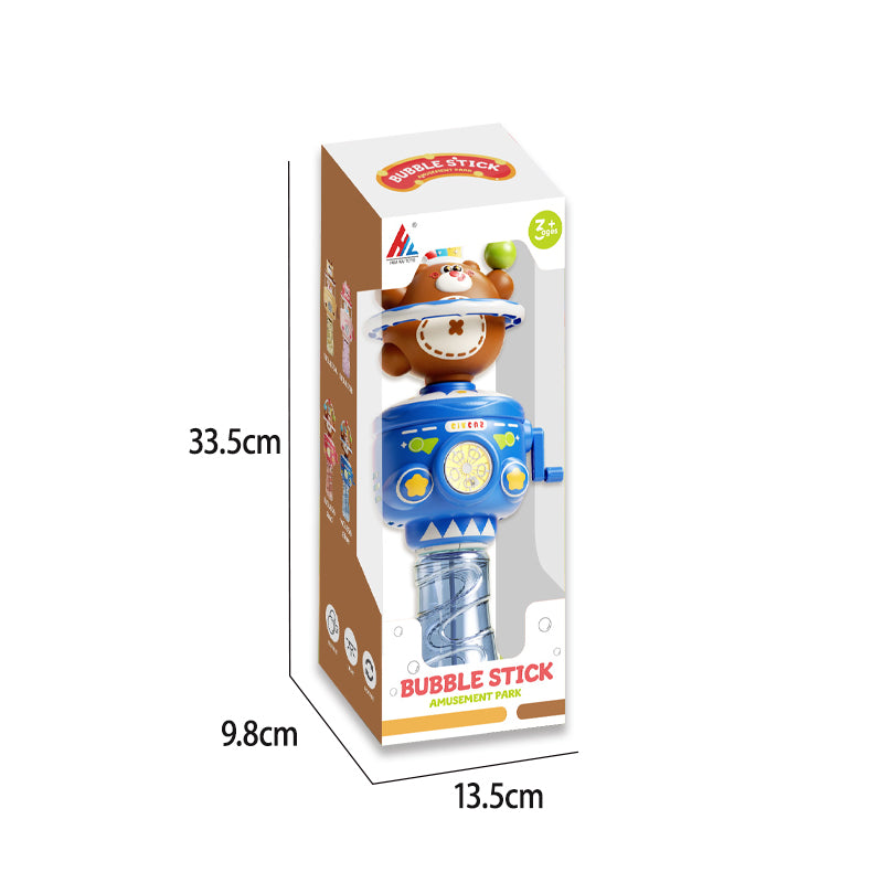 B/O Bubble Stick With Light 2-C Ass'D