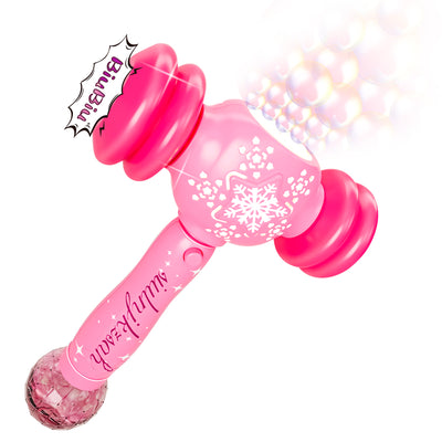 B/O Bubble Magic Hammer With Light