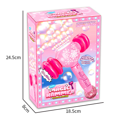 B/O Bubble Magic Hammer With Light