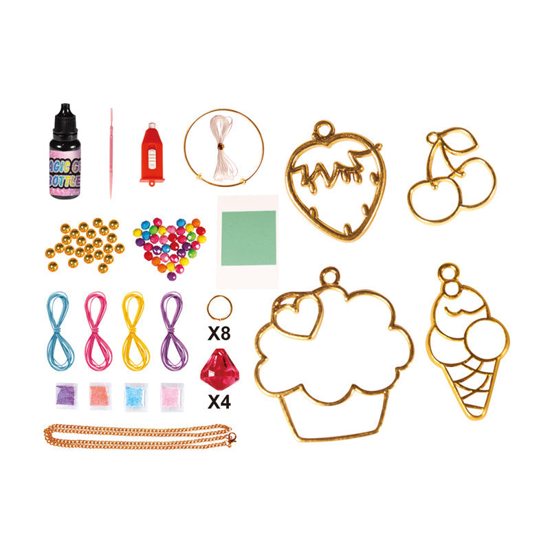 DIY凝胶金属边框饰品套装-甜品系列