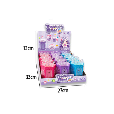 水晶百宝箱盲盒/配钥匙,戒指,三色混装