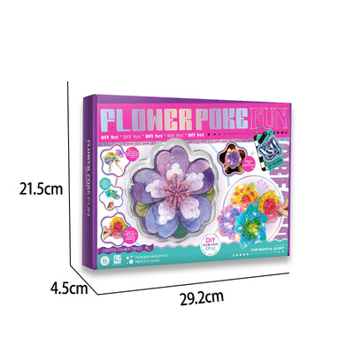 Flower Poke Art Set With Light