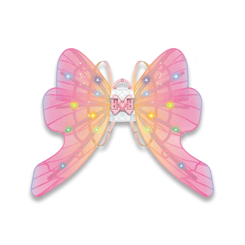 手提包精灵翅膀/带灯光,音乐,翅膀可挥动,3*AA无包电