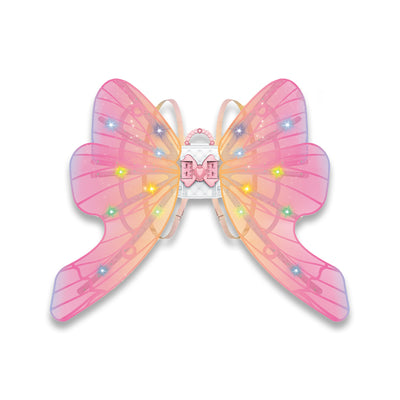 手提包精灵翅膀/带灯光,音乐,翅膀可挥动,3*AA无包电