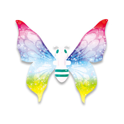 电动蝴蝶翅膀/带灯光,音乐,翅膀可挥动,3*AA无包电