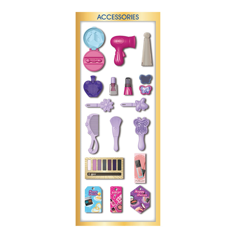 Beauty Dresser Set With Light And Music