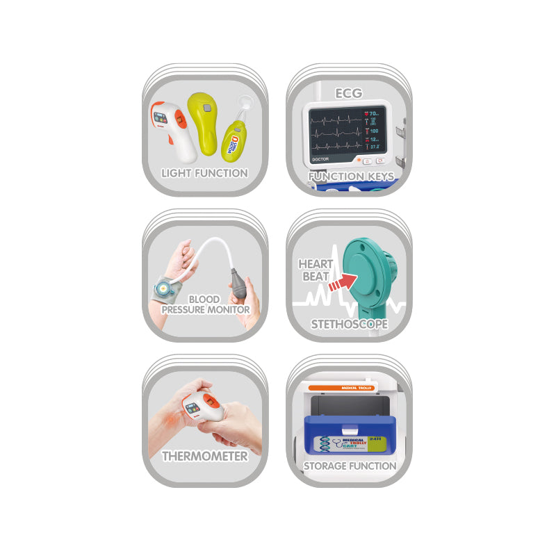 Medical Trolly With Light And Sound