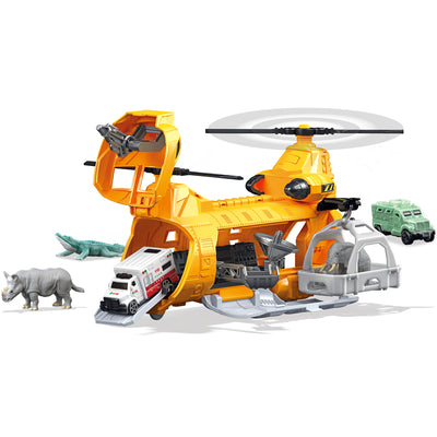 Helicopter Animal Rescue Set