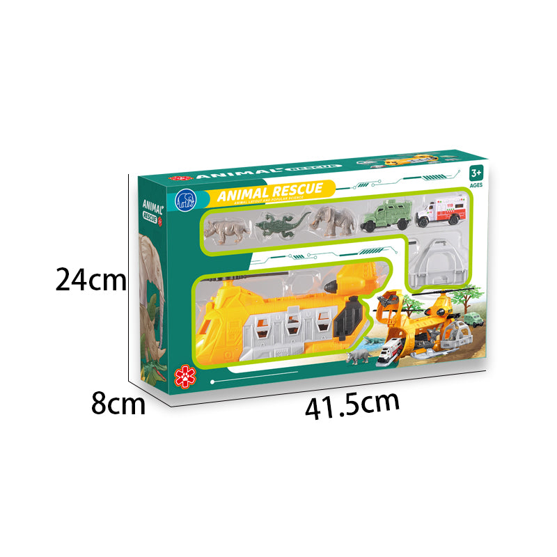 Helicopter Animal Rescue Set