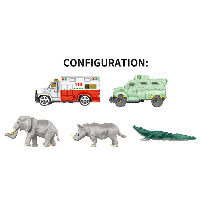 Helicopter Animal Rescue Set