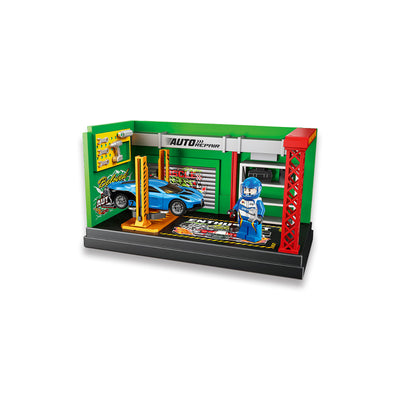 DIY Repair Bay Mini Scene Model 3-C Ass'D