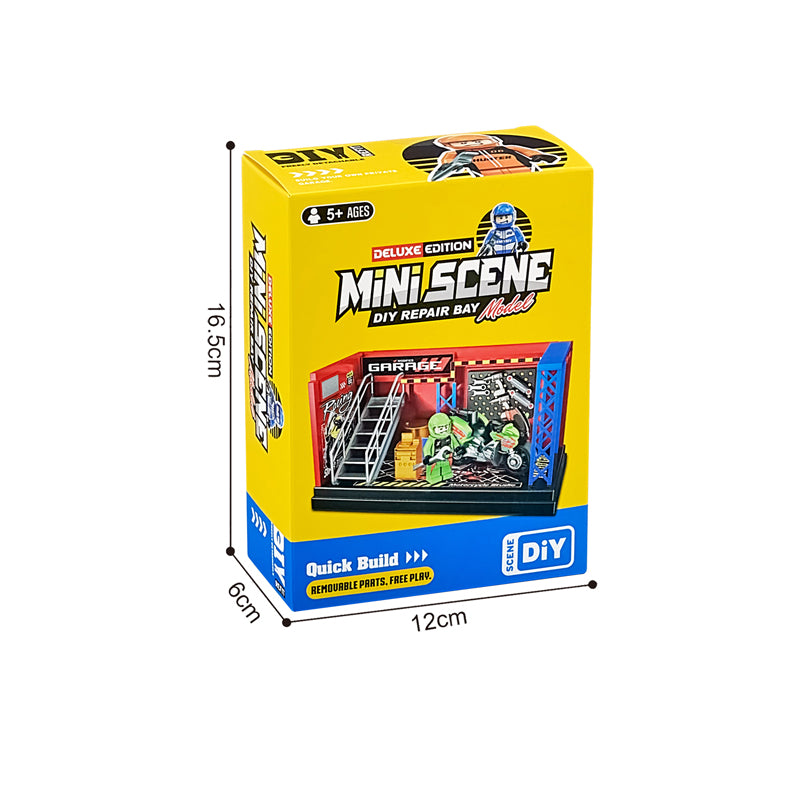 DIY Repair Bay Mini Scene Model 3-C Ass'D