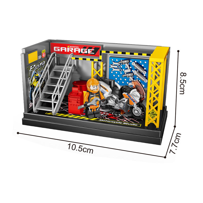 DIY Repair Bay Mini Scene Model 3-C Ass'D