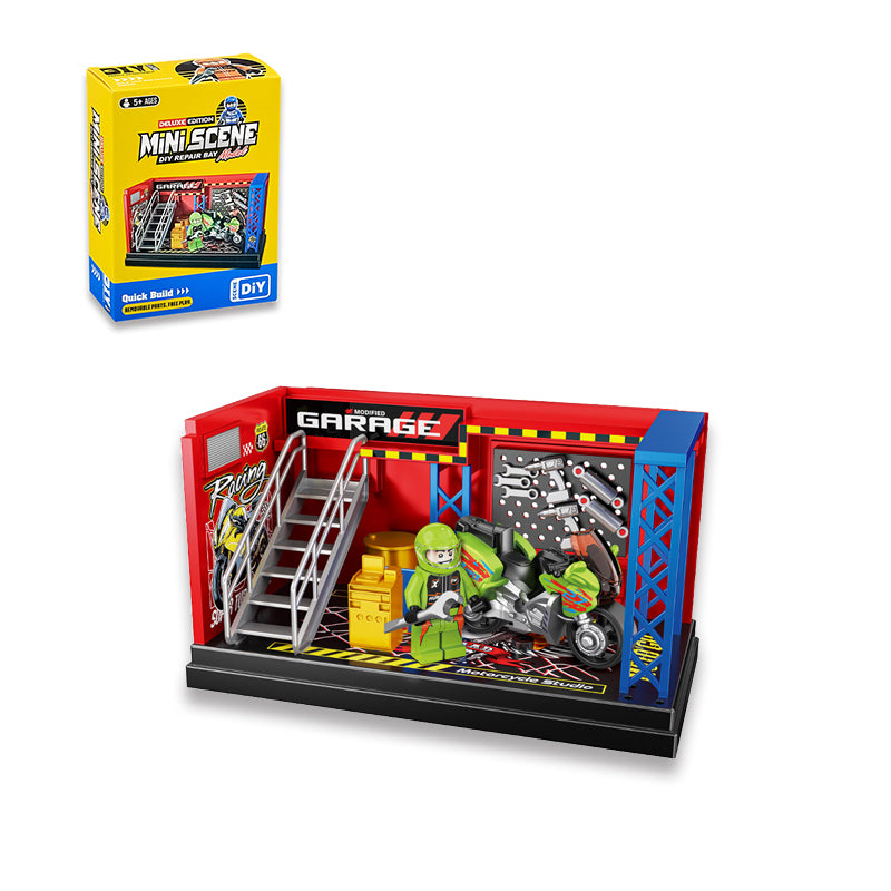 DIY Repair Bay Mini Scene Model 3-C Ass'D