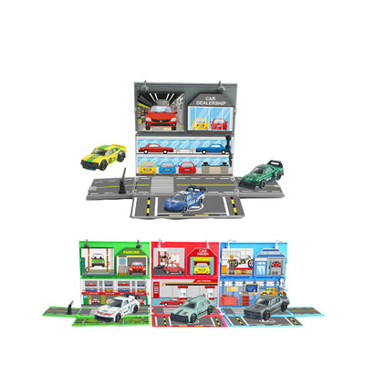 DIY Storge Container + 1:64 Free Wheel Metal Car 4-C Ass'D