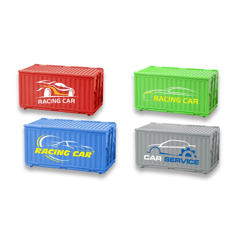 DIY Storge Container + 1:64 Free Wheel Metal Car 4-C Ass'D