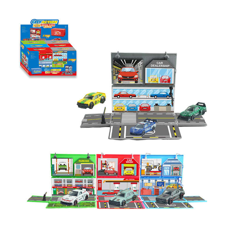 DIY Storge Container + 1:64 Free Wheel Metal Car 4-C Ass'D