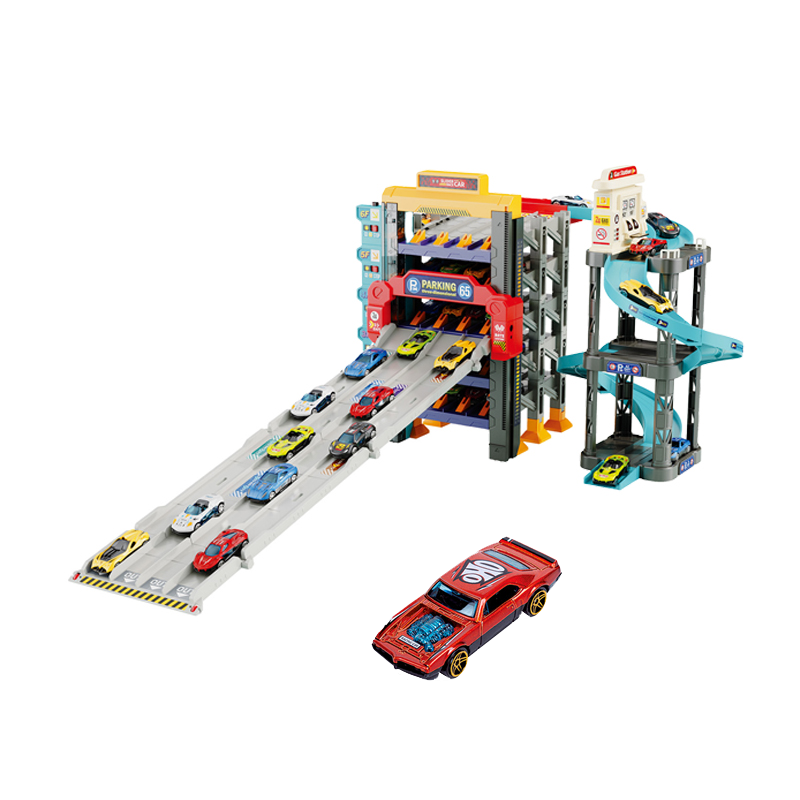 Parking Ground With Light And Sound